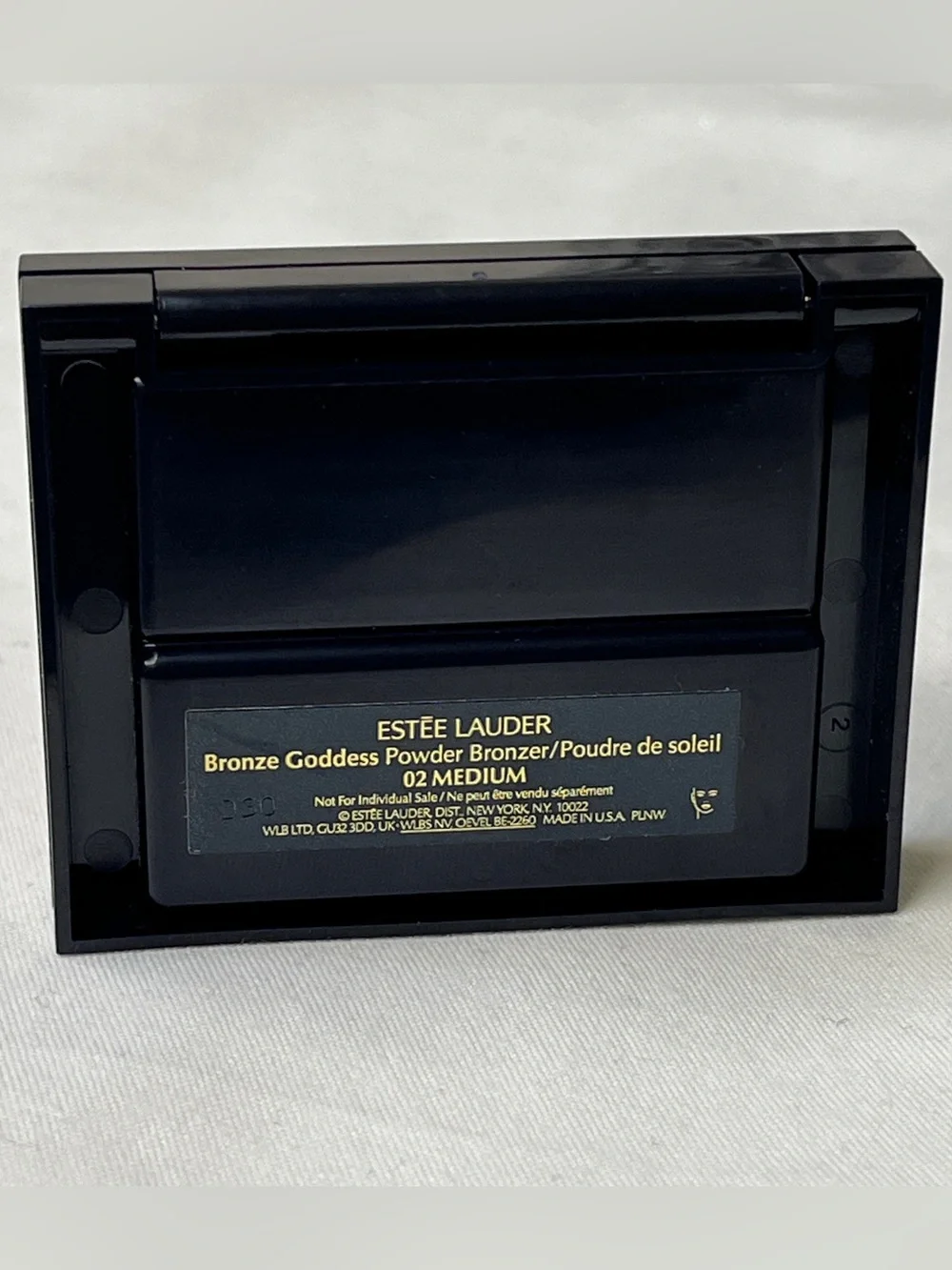 Estee Lauder Bronze Goddess Powder 02 Medium with Brush Applicator Travel Size